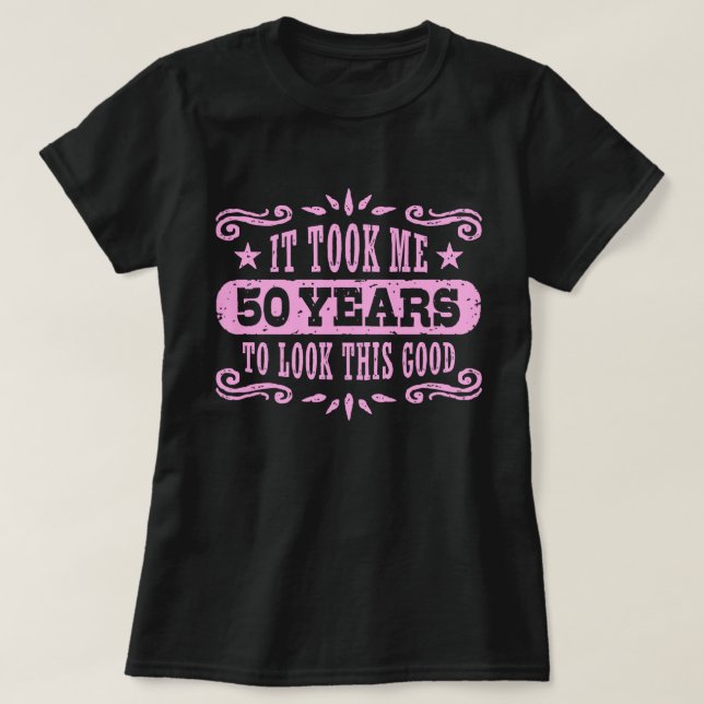 Camiseta 50.º cumpleaños (Diseño del anverso)