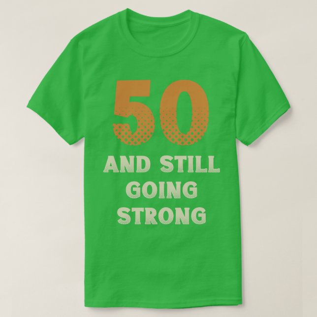 Camiseta 50.º cumpleaños 4 (Diseño del anverso)