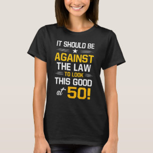 Camiseta 50.º cumpleaños 50 años Hombres de edad