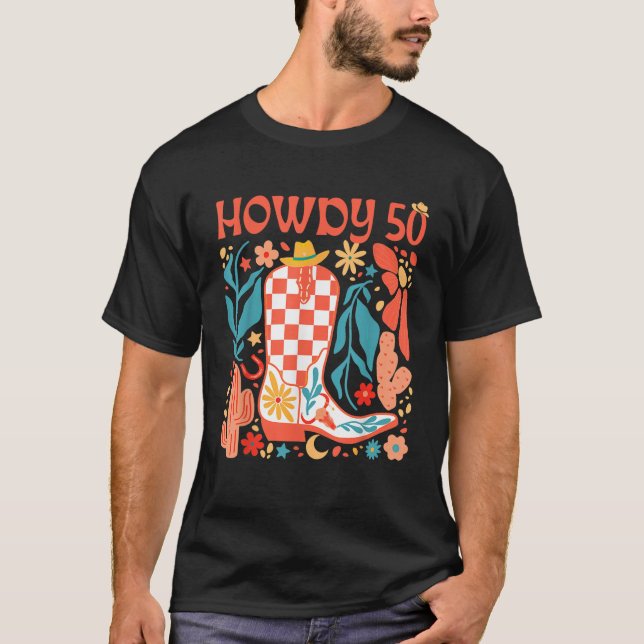 Camiseta 50.º cumpleaños de la vida en el campo occidental  (Anverso)