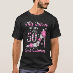 Camiseta 50.º Cumpleaños De Las Mujeres Queens 1972 Alto De