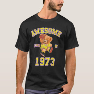 Camiseta 50.º cumpleaños de mujeres en 1973 impresionante b
