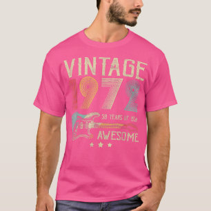Camiseta 50.º cumpleaños de mujeres hombres vintage Gui 197