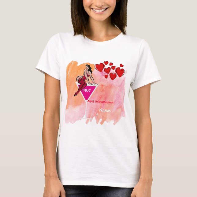 Camiseta 50.º cumpleaños de sus regalos en Personalizable d (Anverso)