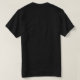 Camiseta 50.º Cumpleaños Hombres Personalizados Negros Y Or (Reverso del diseño)