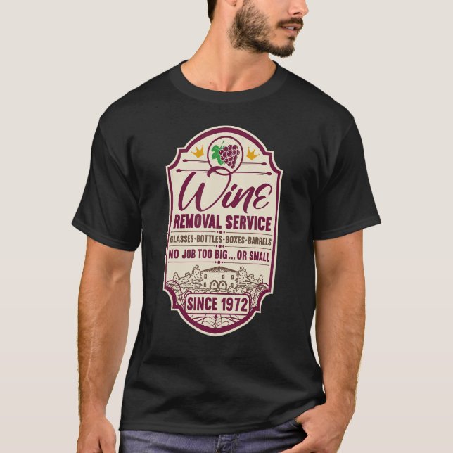 Camiseta 50.º Cumpleaños I Sello de despojador de vino I re (Anverso)
