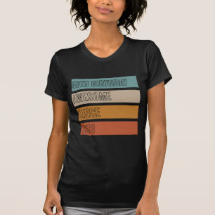 Camiseta 50.º cumpleaños increíble desde 1973 50 años de vi