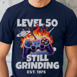 Camiseta 50.º cumpleaños Moderno controlador de juegos Cump