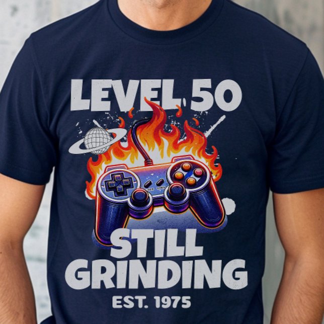 Camiseta 50.º cumpleaños Moderno controlador de juegos Cump (Subido por el creador)