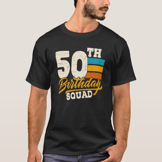 Camiseta 50.º Cumpleaños Para El Grupo De Escuadrones - Bda (Anverso)