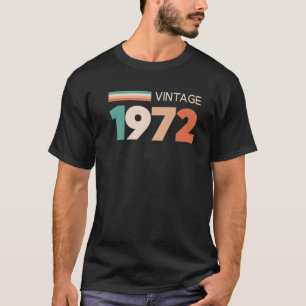 Camiseta 50.º Cumpleaños T Vintage 1972 Diseño De 50 Años
