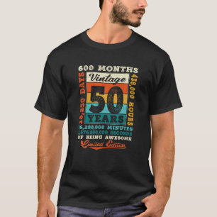 Camiseta 50.º cumpleaños Viñeta Edición Limitada de 50 años