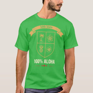 Camiseta 50.º Estado 100 Aloha TShirt