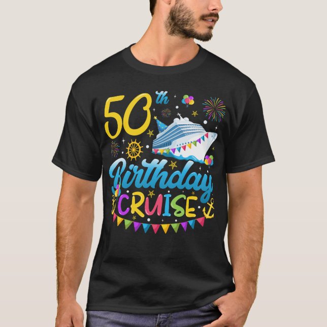 Camiseta 50.º Fiesta B-Day Cruise (Anverso)