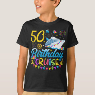 Camiseta 50.º Fiesta de cumpleaños en crucero