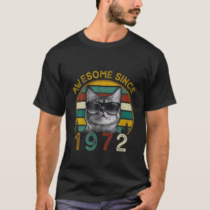 Camiseta 50.º Gato Vintage De Quinientos Años Gracioso Desd