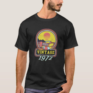 Camiseta 50.º Jugador De Juegos De Cumpleaños Vintage 1972