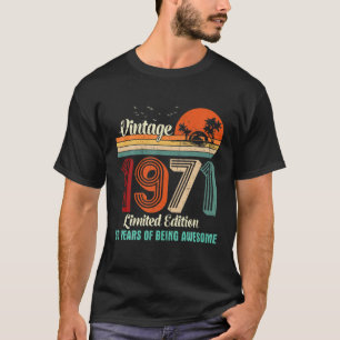 Camiseta 50.º Nacimiento Mujeres Regalo Vintage 1971 Edició