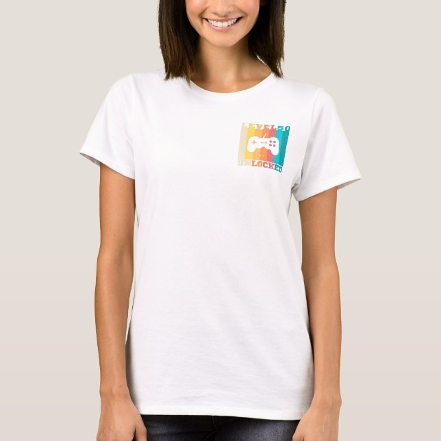 Camiseta 50.º nivel de cumpleaños 50 desbloqueado (Anverso)