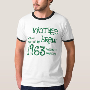 Camiseta 50.º regalo de cumpleaños 1963 Vintage Brew
