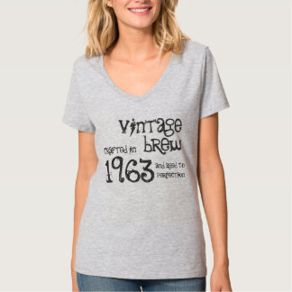 Camiseta 50.º regalo de cumpleaños 1963 Vintage Brew