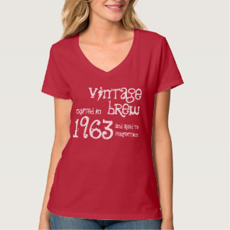 Camiseta 50.º regalo de cumpleaños 1963 Vintage Brew