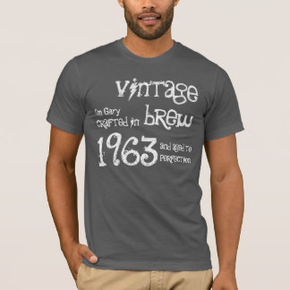 Camiseta 50.º regalo de cumpleaños 1963 Vintage Brew