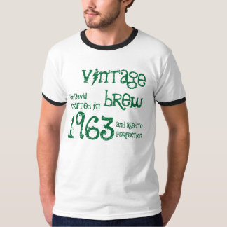 Camiseta 50.º regalo de cumpleaños 1963 Vintage Brew G233