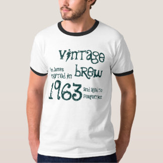 Camiseta 50.º regalo de cumpleaños 1963 Vintage Brew G234