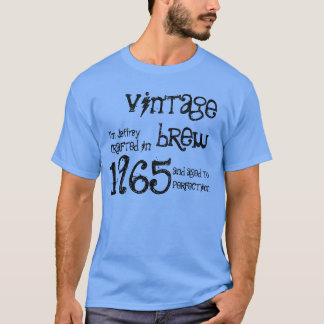 Camiseta 50.º regalo de cumpleaños 1965 Vintage Brew G232A