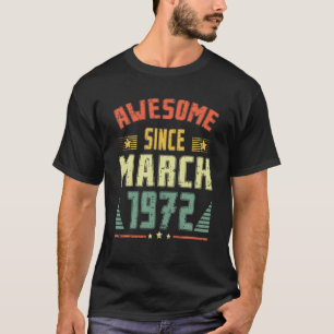 Camiseta 50.º Regalo De Cumpleaños De 50 Años De Edad Impre