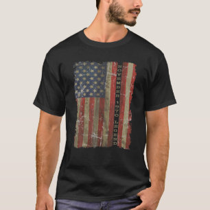 Camiseta 50.º regalo de cumpleaños Idea Bandera de Estados
