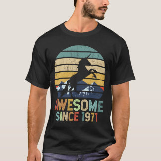 Camiseta 50.º Unicornio Increíble Desde 1971 50