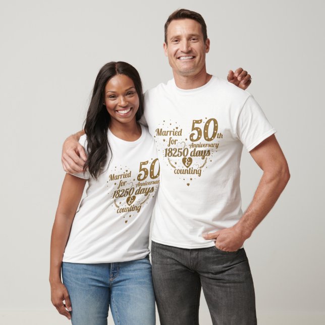 Camiseta 50° aniversario Boda (Unisexo)