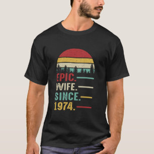 Camiseta 50° aniversario Boda de su épica esposa desde 1