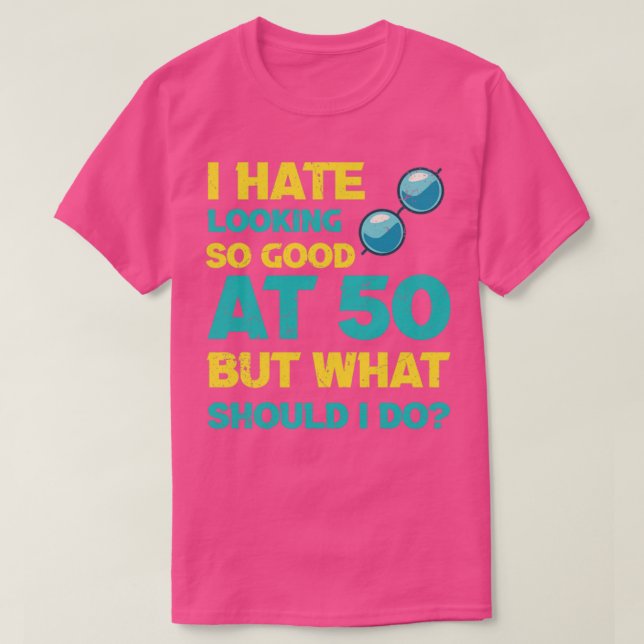 Camiseta 50° Aniversario Boda Para Él, Su 50 Cumpleaños F (Diseño del anverso)