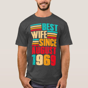 Camiseta 50° Aniversario Boda Regalos Esposa desde Agosto