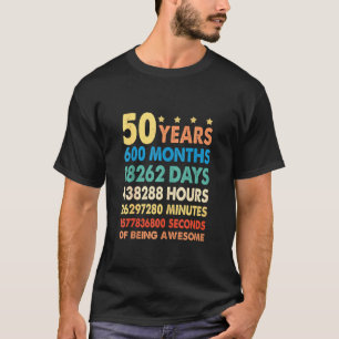 Camiseta 50 Aniversario De 50 Años De Edad Que Es Una Fabul