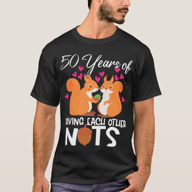 Camiseta 50° Aniversario del Boda Gracioso Regalo Cincuenta (Anverso)