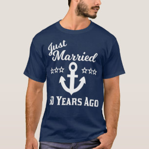 Camiseta 50° Aniversario del Boda recién casado 50 años