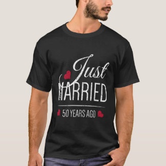 Camiseta 50 Aniversario Del Boda Recién Casado Hace 50 Años