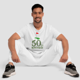 Camiseta 50 Aniversario del Golf con bandera de Golf
