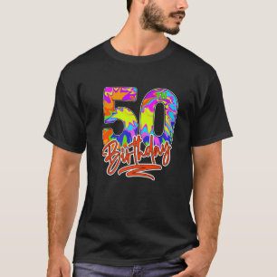 Camiseta 50 Aniversario Mujeres De 50 Años Fiesta De Colas