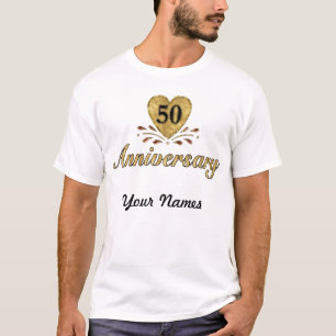Camiseta 50° Aniversario - Oro