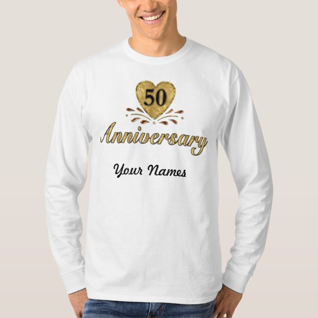 Camiseta 50° Aniversario - Oro (Anverso)