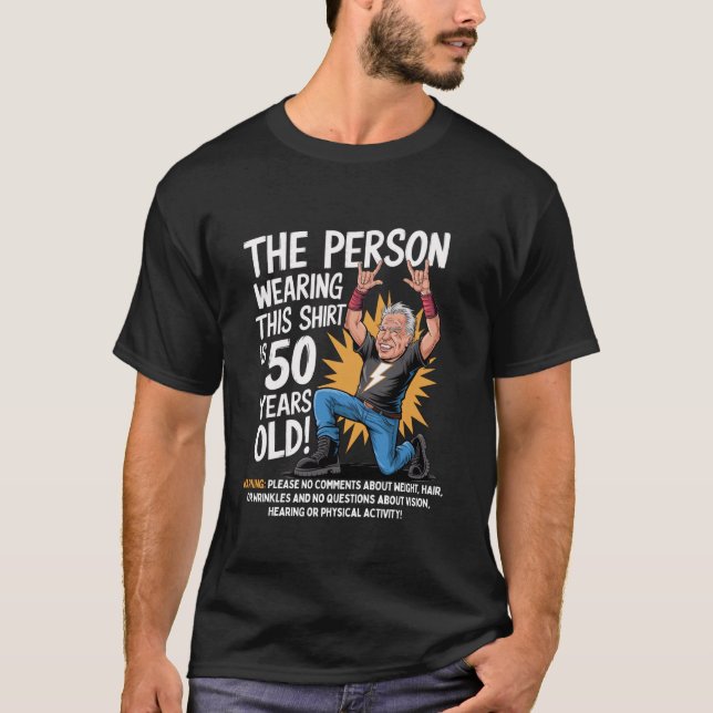 Camiseta 50 Años 1974 Mujer 50 Años Decorativa F (Anverso)