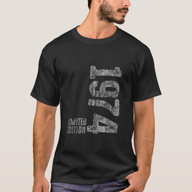 Camiseta 50 Años 1974 Mujer 50 Años Decorativa F (Anverso)