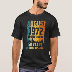 Camiseta 50 Años Aterradores desde agosto de 1972 V