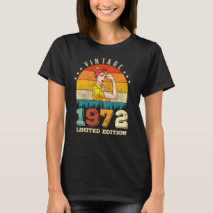 Camiseta 50 años de edad 1972 Viñeta 50 años Regalos de cum