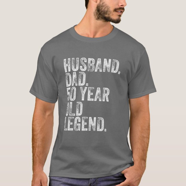 Camiseta 50 Años De Edad 50 Cumpleaños 1971 Esposo Papá Vin (Anverso)